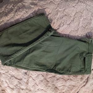 Joe boxer woman skinny jeans size 13 green